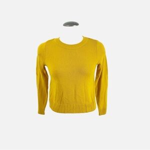 H&M Divided Yellow Knit Sweater XS